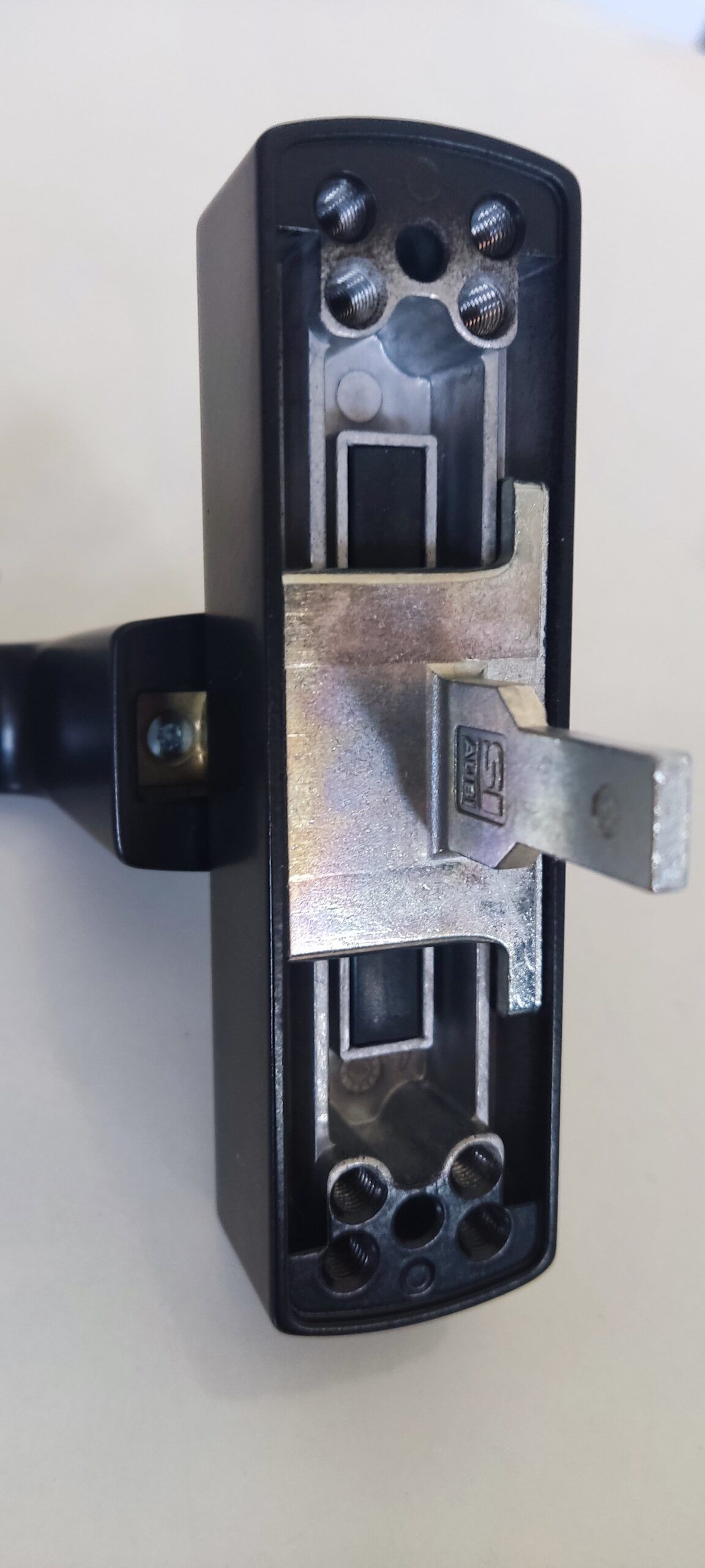 si aubi alüminyum Çift açılım eksenel pencere kolu koyu kahve (siyah) kopya