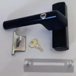 Anahtarlı Si-Aubi Alüminyum Pencere Kolu Siyah