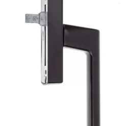 si aubi alüminyum Çift açılım eksenel pencere kolu koyu kahve (siyah)