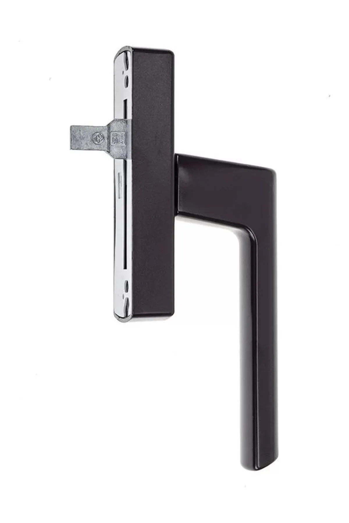 si aubi alüminyum Çift açılım eksenel pencere kolu koyu kahve (siyah)