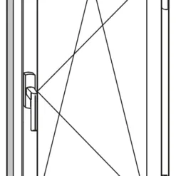 siegenia aubi 80 kg'lık alüminyum tijli sistem Çift açılım takımı (en 600 1250 mm gr.2 makaslı) ral 9010 beyaz