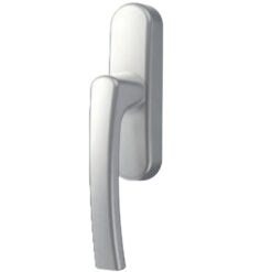 rotoline alüminyum eksenel pencere kolu 26mm silver gümüş gri
