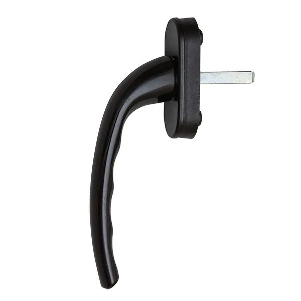 1 adet koyukahve pencere kolu alüminyum. yerli Üretim. kayapen marka. 124 gram / adet