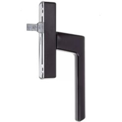 si aubi alüminyum Çift açılım eksenel pencere kolu siyah ral 9005